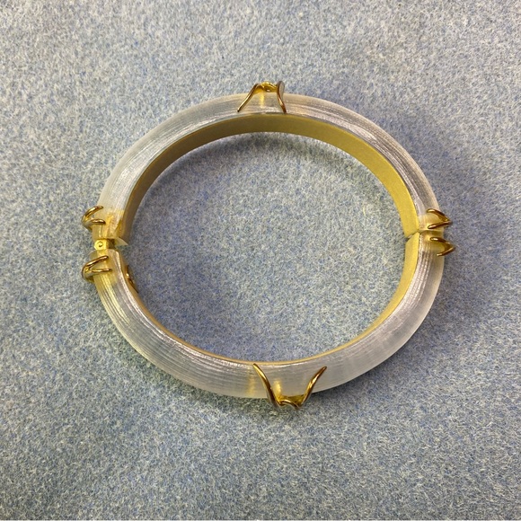 Vintage Alexis Bittar lucite bangle - Picture 2 of 8